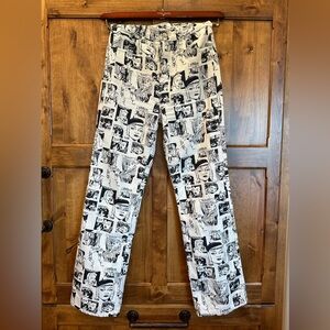 Reformation Newspaper High Rise Straight Long Jeans Size 26P